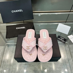 Chanel Women's Rhombus Slippers C91607 - 35 - View 1