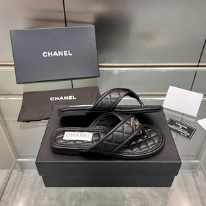 Chanel Women's Rhombus Slippers C91609 - 35 - View 5