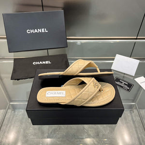 Chanel Women's Rhombus Slippers C91610 - 35 - View 8