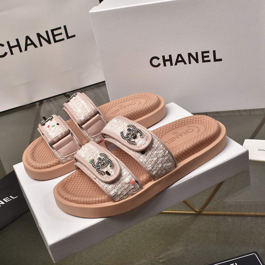 Chanel Women's Sandals Chanel Designer Slippers C90234 - 35 - View 1