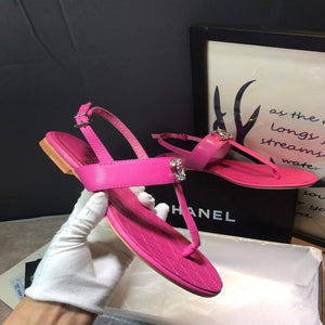 Chanel Women's Sandals Chanel Slippers Lambskin C90148 - 35 - View 3