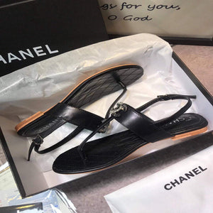Chanel Women's Sandals Chanel Slippers Lambskin C90151 - 35 - View 6