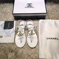 Chanel Women's Sandals Chanel Slippers Lambskin C90152