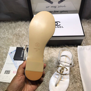 Chanel Women's Sandals Chanel Slippers Lambskin C90152 - 35 - View 8