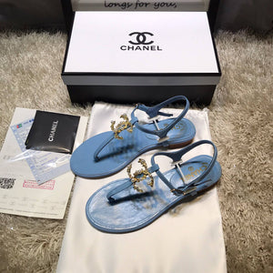 Chanel Women's Sandals Chanel Slippers Lambskin C90154 - 35 - View 3
