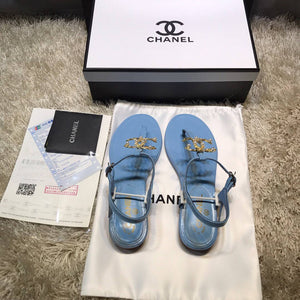 Chanel Women's Sandals Chanel Slippers Lambskin C90154 - 35 - View 4