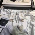 Chanel Women's Sandals Chanel Slippers Lambskin C90159