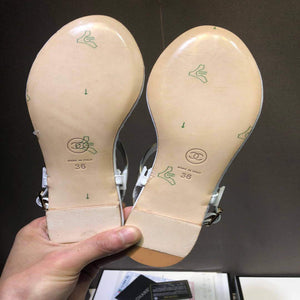 Chanel Women's Sandals Chanel Slippers Lambskin C90159 - 35 - View 8