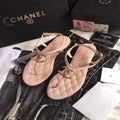 Chanel Women's Sandals Chanel Slippers Lambskin C90162