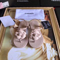 Chanel Women's Sandals Chanel Slippers Lambskin C90166