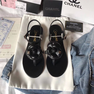 Chanel Women's Sandals Chanel Slippers Lambskin C90168 - 35 - View 8