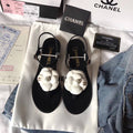 Chanel Women's Sandals Chanel Slippers Lambskin C90169
