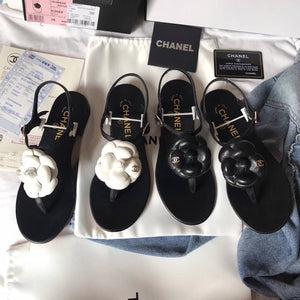 Chanel Women's Sandals Chanel Slippers Lambskin C90169 - 35 - View 9