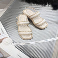 Chanel Women's Sandals Chanel Slippers Lambskin C90139