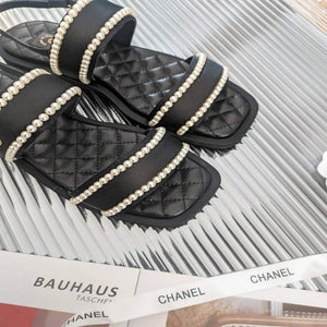 Chanel Women's Sandals Chanel Slippers Lambskin C90144 - 35 - View 5