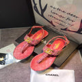 Chanel Women's Sandals Chanel Slippers Lambskin C90146