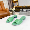 Chanel Women's Sandals Chanel Slippers Shoes Lambskin C90124