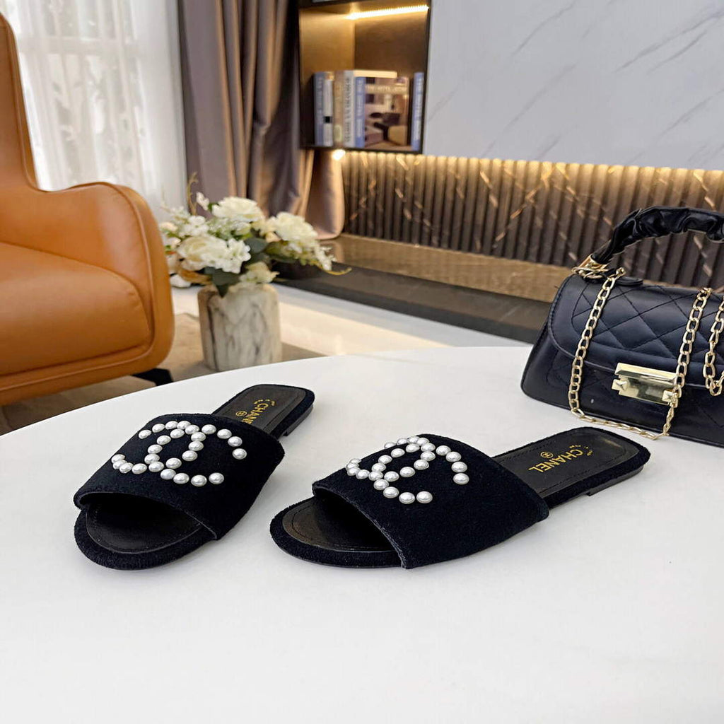 Chanel Women's Sandals Designer Chanel Slippers C90128