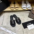 Chanel Women's Sandals Chanel Slippers Shoes Lambskin C90121