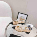 Chanel Women's Sandals Slingbacks Goatskin C90254 - 35 - View 1
