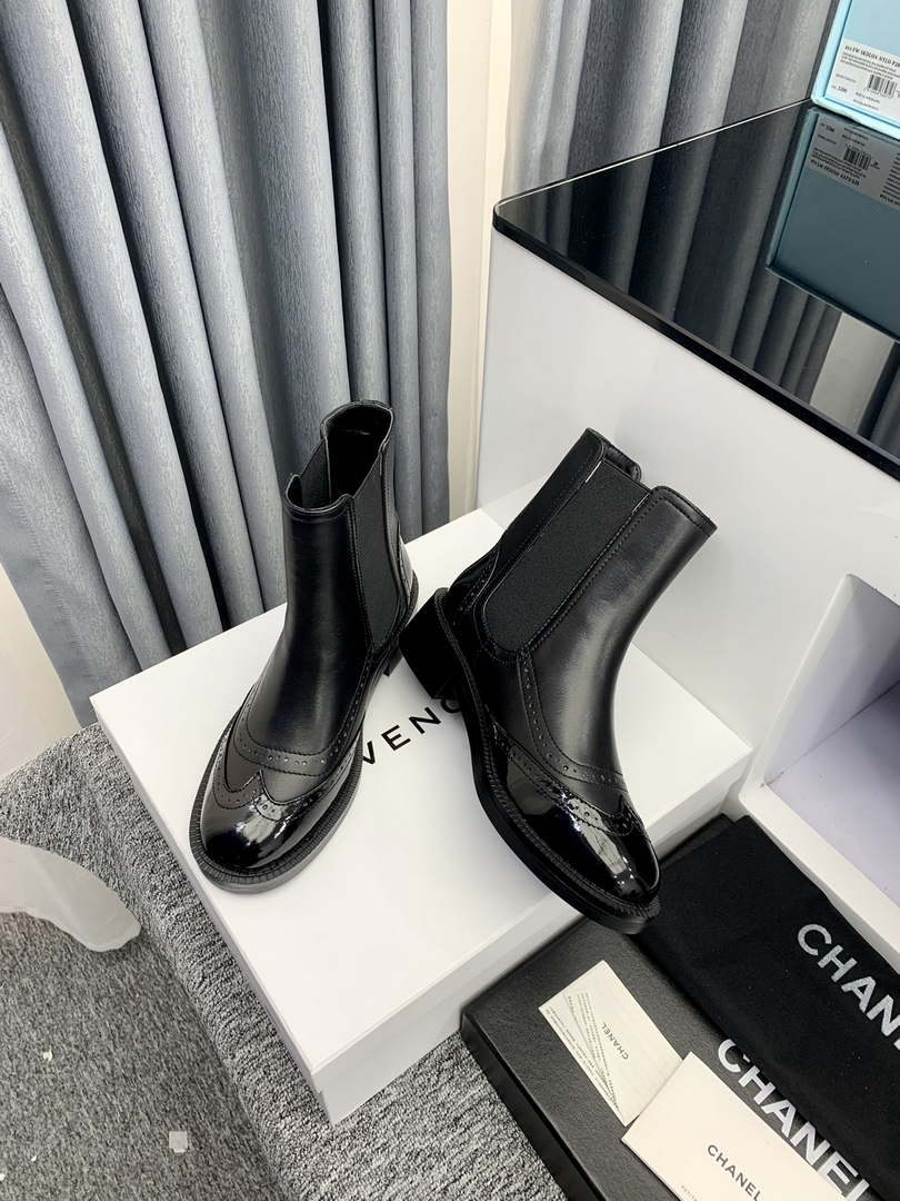 Chanel Women's Shoes Ankle Boots 189725 - 35 - View 8