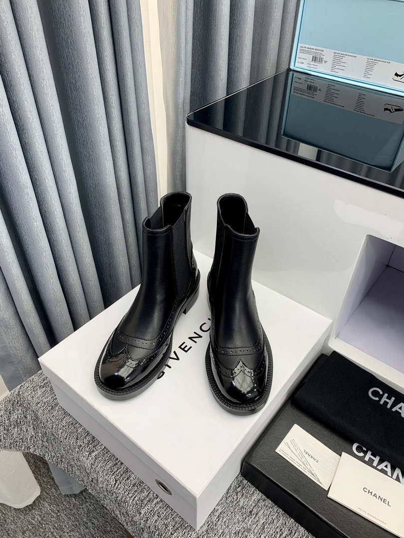 Chanel Women's Shoes Ankle Boots 189725