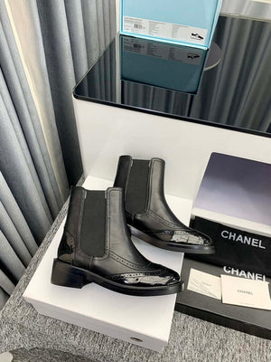 Chanel Women's Shoes Ankle Boots 189725 - 35 - View 2