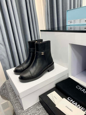 Chanel Women's Shoes Ankle Boots 189727 - 35 - View 7