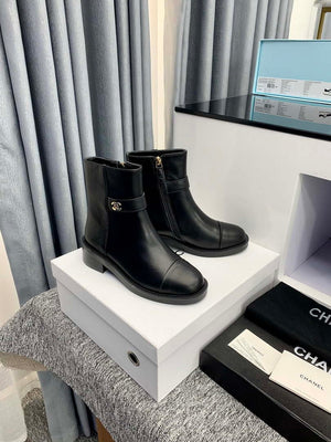 Chanel Women's Shoes Ankle Boots 189727 - 35 - View 5