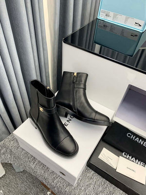 Chanel Women's Shoes Ankle Boots 189727 - 35 - View 4