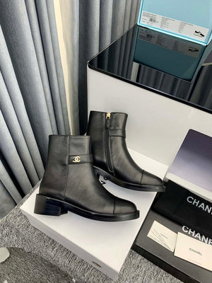 Chanel Women's Shoes Ankle Boots 189727 - 35 - View 3