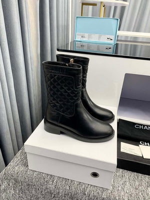 Chanel Women's Shoes Ankle Boots 189728 - 35 - View 6