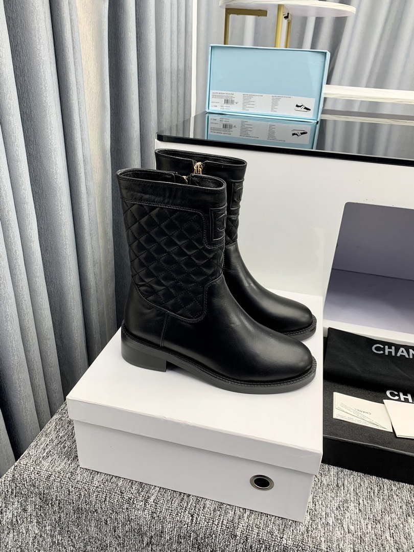 Chanel Women's Shoes Ankle Boots 189728 - 35 - View 6