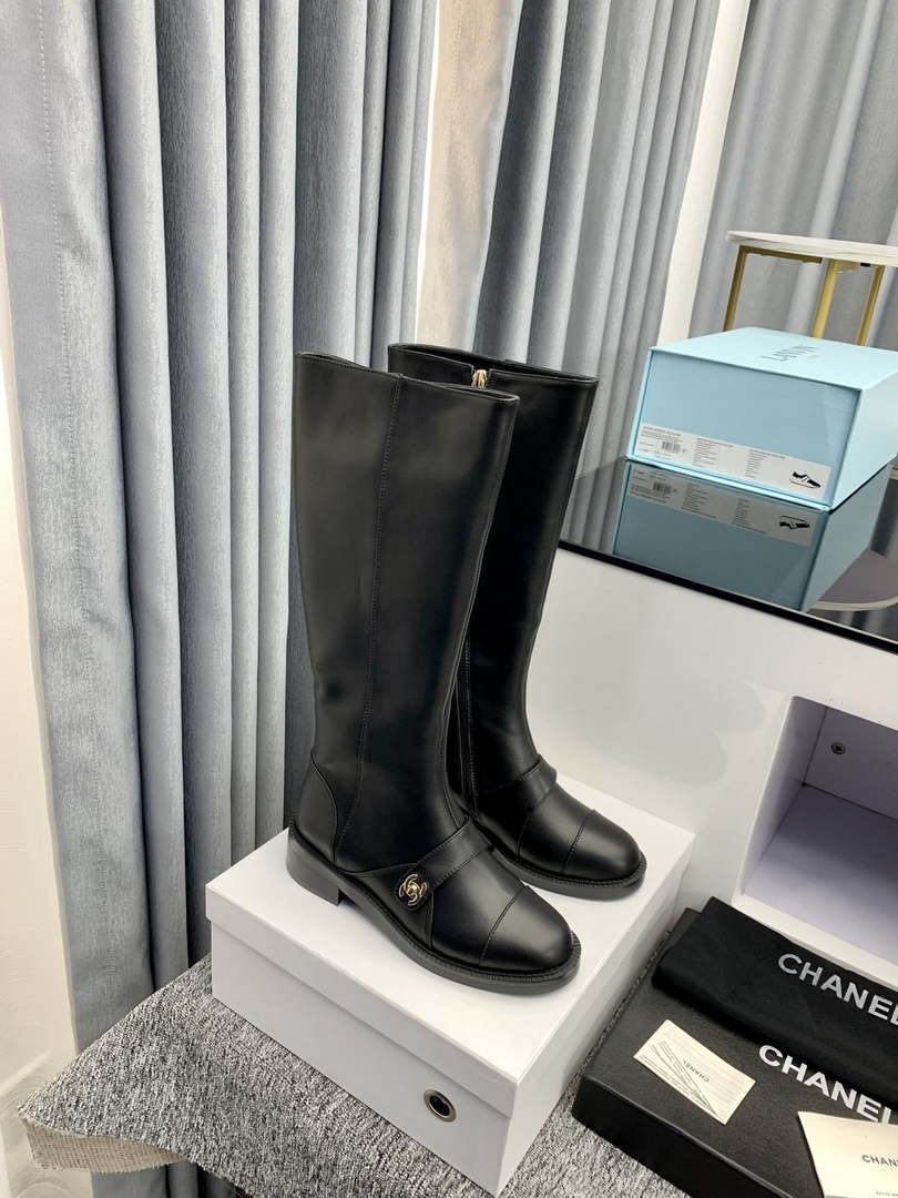 Chanel Women's Shoes Ankle Boots 189730