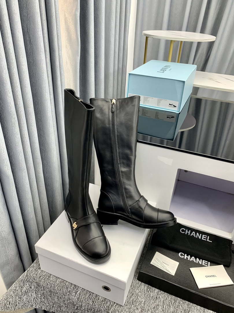 Chanel Women's Shoes Ankle Boots 189730