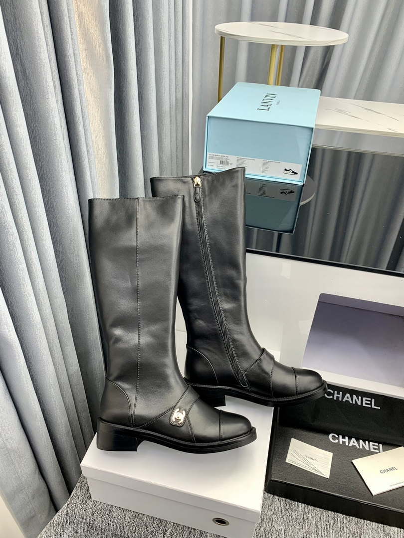 Chanel Women's Shoes Ankle Boots 189730