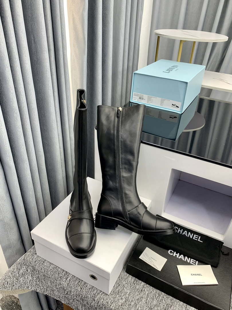 Chanel Women's Shoes Ankle Boots 189730
