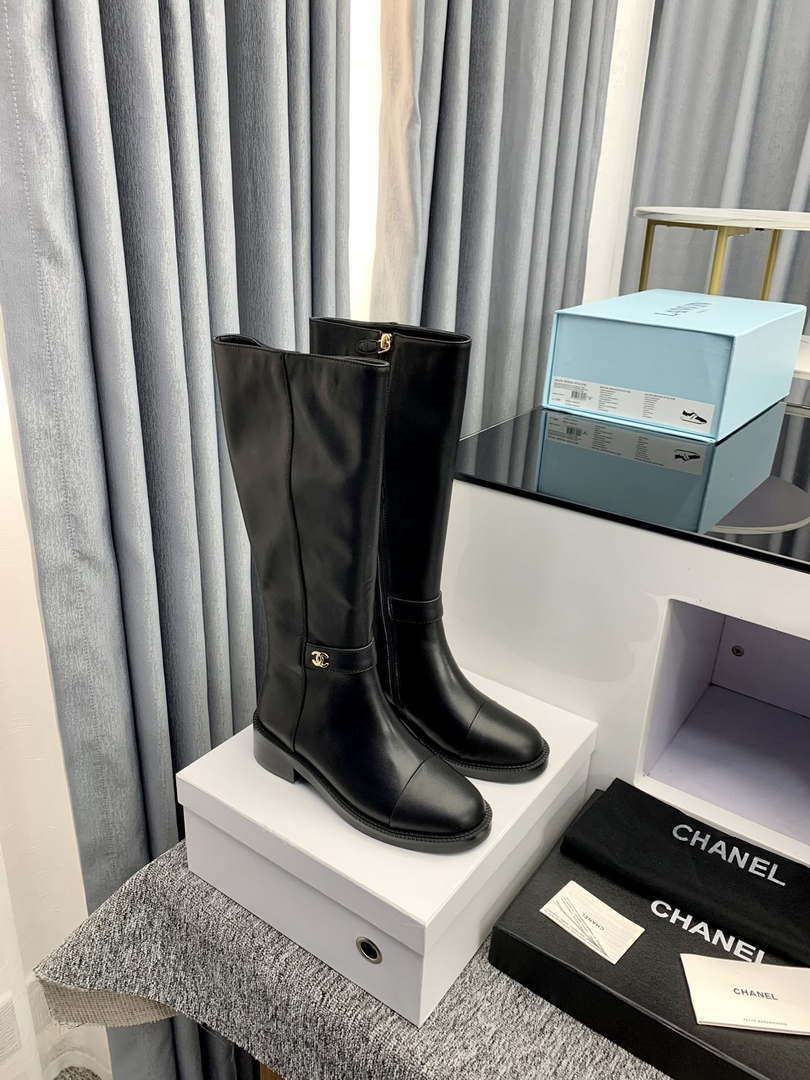 Chanel Women's Shoes Ankle Boots 189731