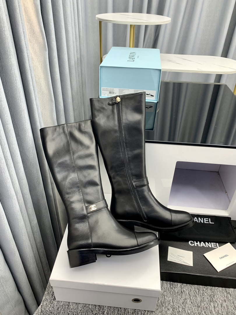 Chanel Women's Shoes Ankle Boots 189731
