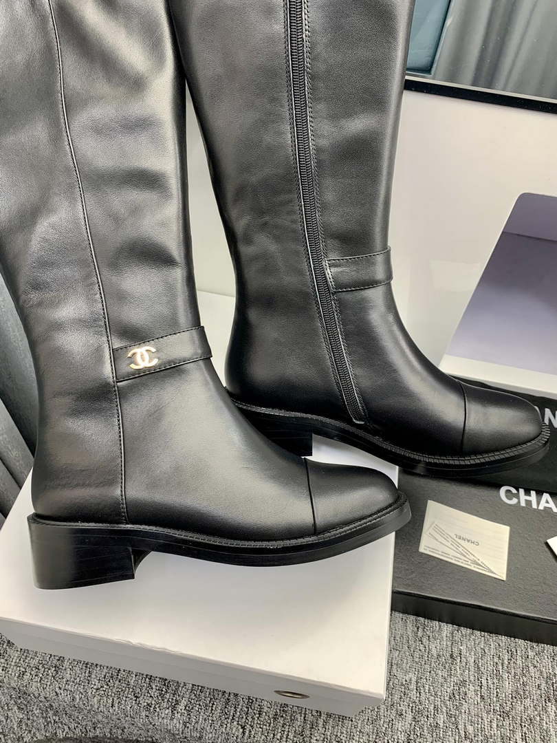 Chanel Women's Shoes Ankle Boots 189731