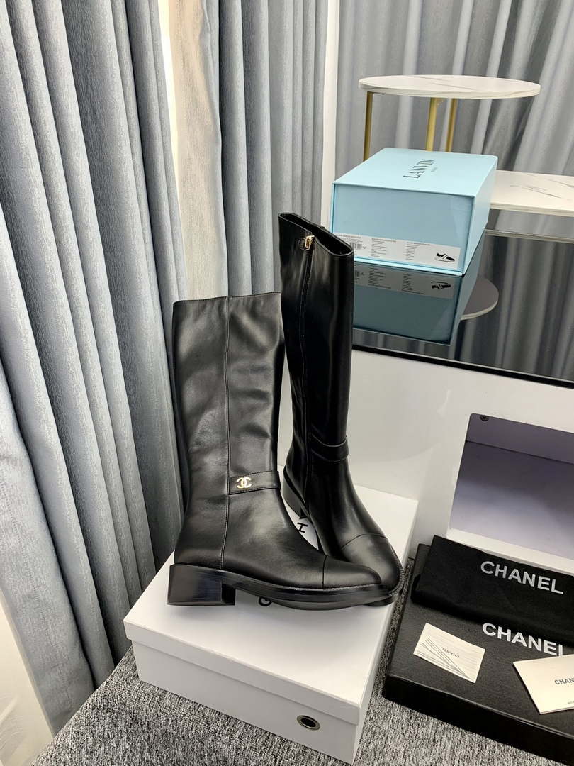 Chanel Women's Shoes Ankle Boots 189731