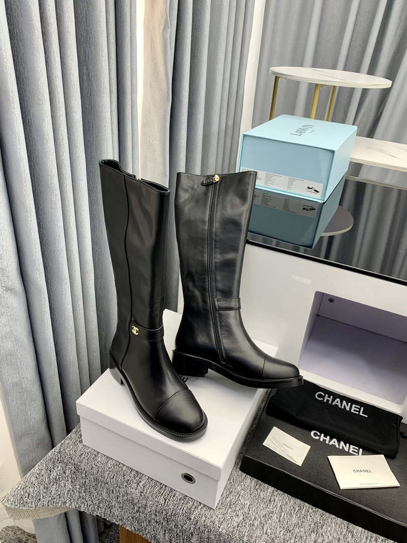 Chanel Women's Shoes Ankle Boots 189731