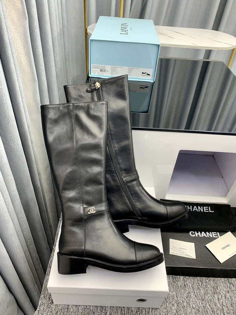 Chanel Women's Shoes Ankle Boots 189731