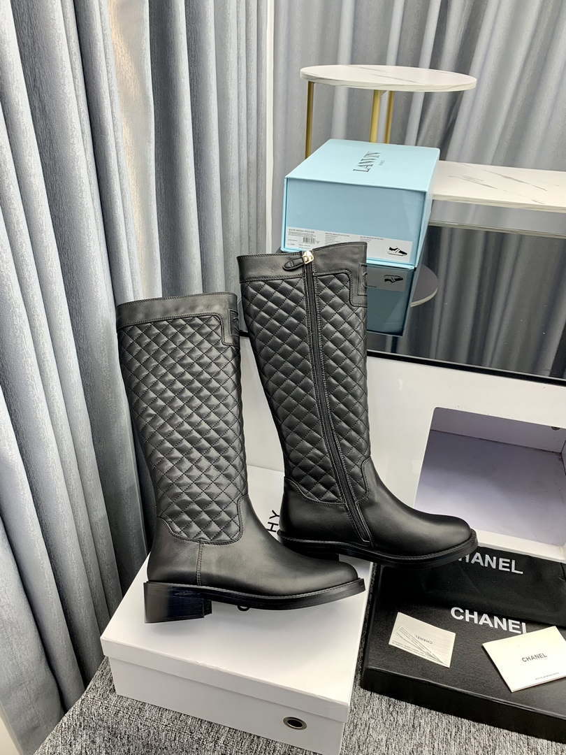 Chanel Women's Shoes Ankle Boots 189732