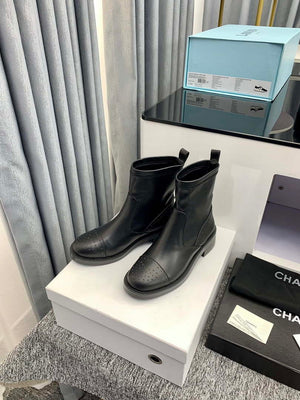 Chanel Women's Shoes Ankle Boots 189741 - 35 - View 2