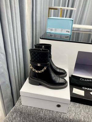 Chanel Women's Shoes Ankle Boots 189745 - 35 - View 7