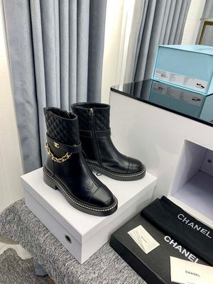 Chanel Women's Shoes Ankle Boots 189745 - 35 - View 5