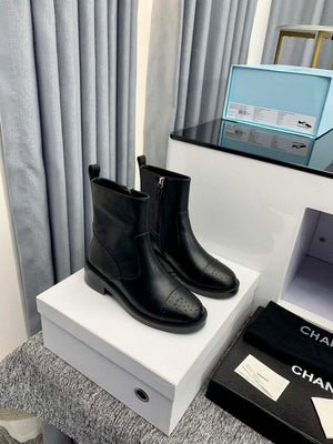 Chanel Women's Shoes Ankle Boots 189740 - 35 - View 9