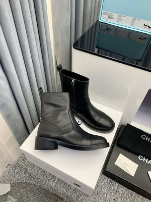 Chanel Women's Shoes Ankle Boots 189740 - 35 - View 8
