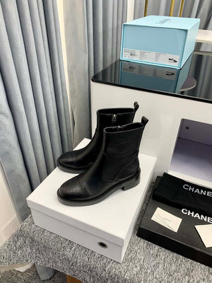 Chanel Women's Shoes Ankle Boots 189740 - 35 - View 2